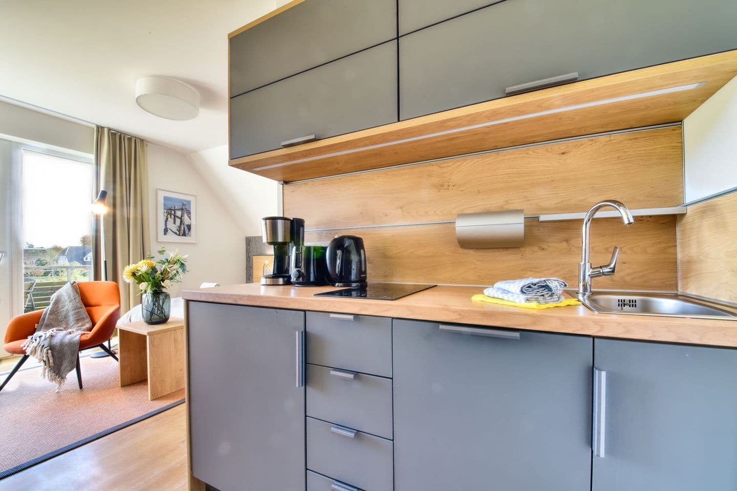 Ferienwohnung Seeadler 33 im Wreecher Idyll Rügen in Wreechen – Küche