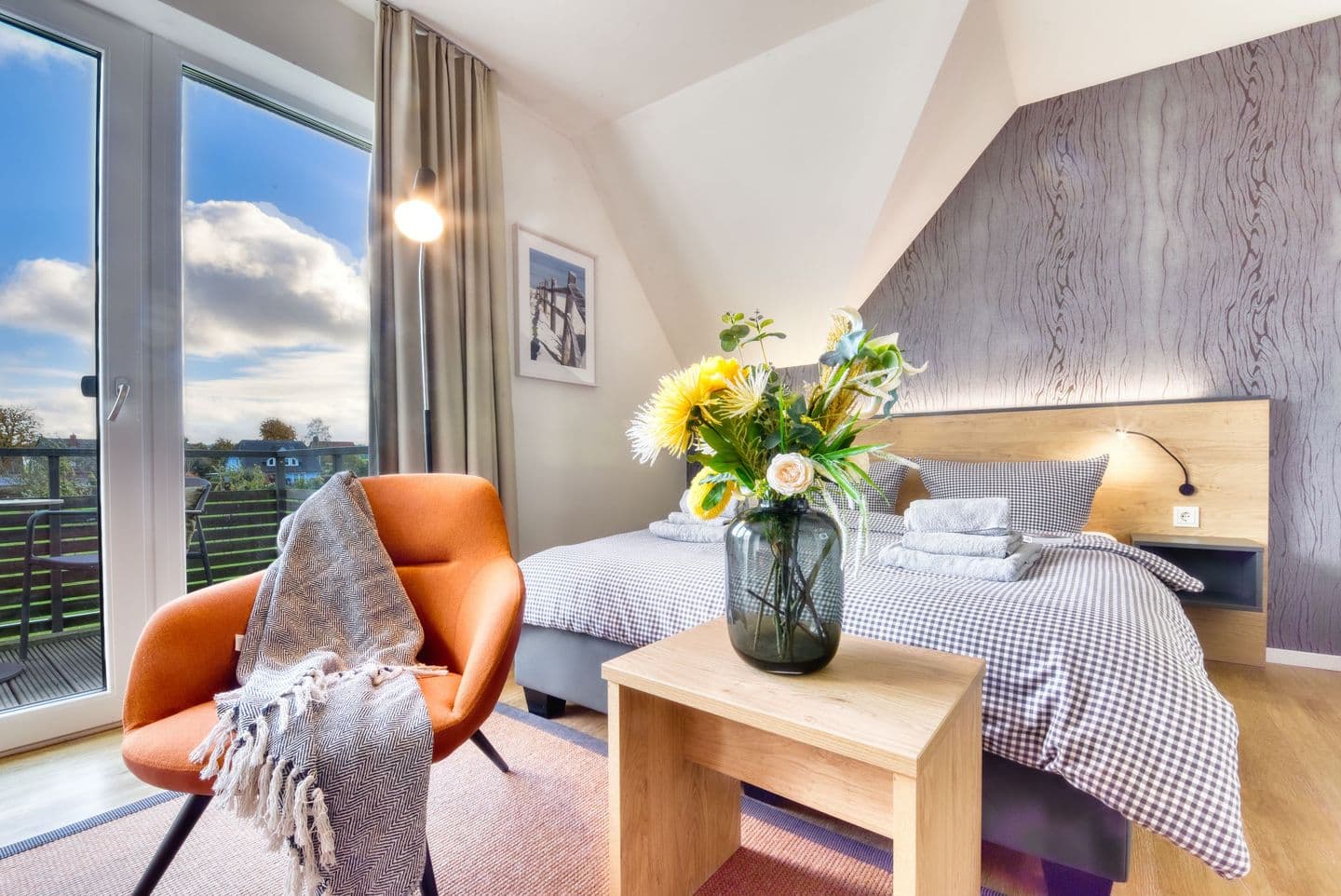 Ferienwohnung Seeadler 33 im Wreecher Idyll Rügen in Wreechen – Wohnzimmer