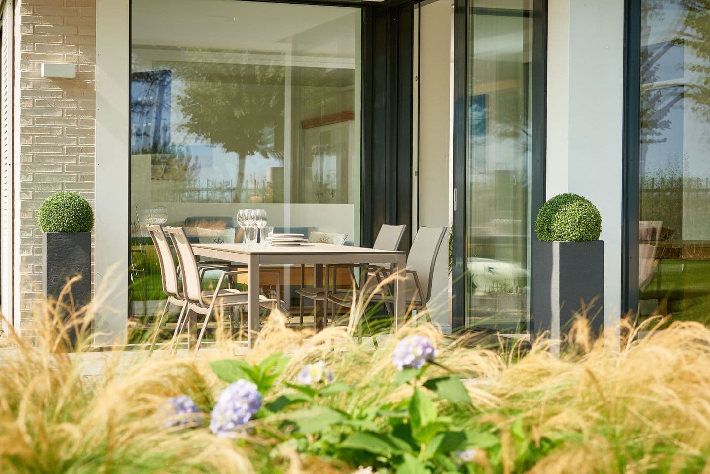 Ferienwohnung Seepanorama 03 Villa Vogue Binz in Binz – Terrasse
