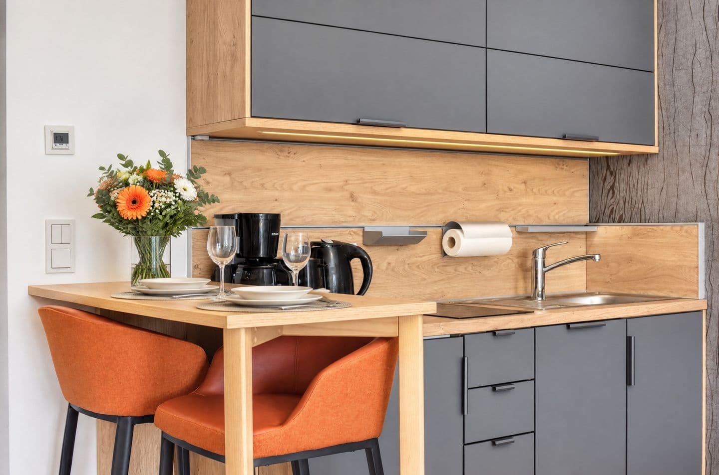 Ferienwohnung Seeschwalbe 12 im Wreecher Idyll Rügen in Wreechen – Küche