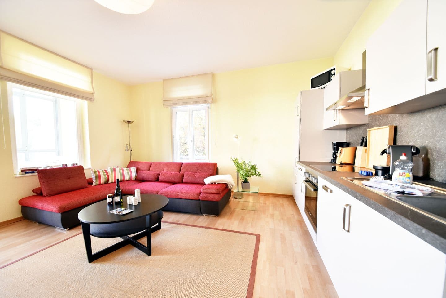 Ferienwohnung "Seestern" in der Villa Odin Sellin in Sellin – Wohnzimmer