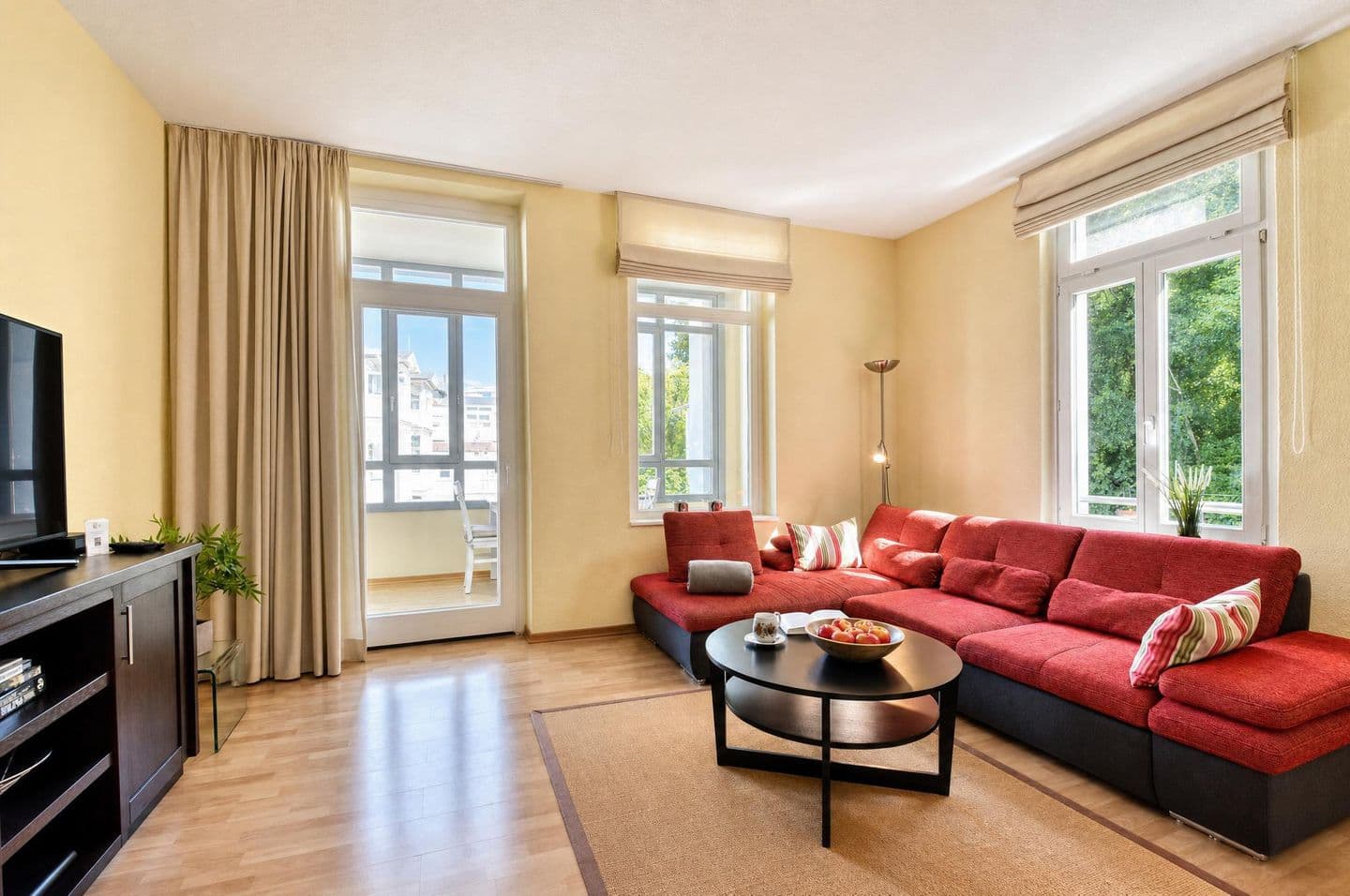 Ferienwohnung "Seestern" in der Villa Odin Sellin in Sellin – Wohnzimmer