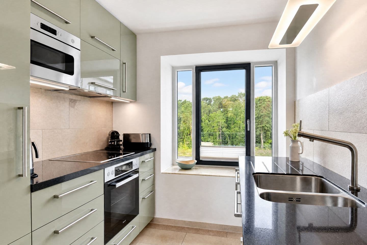 Ferienwohnung "Solopgang" im Haus Granitz Prora in Prora – Küche