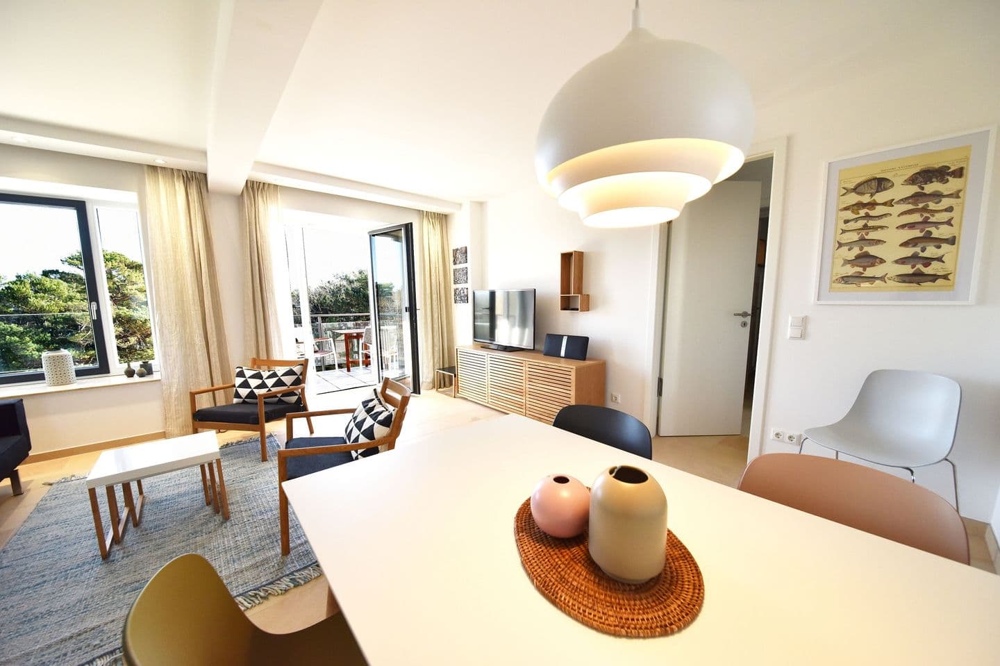 Ferienwohnung "Solopgang" im Haus Granitz Prora in Prora – Wohnzimmer
