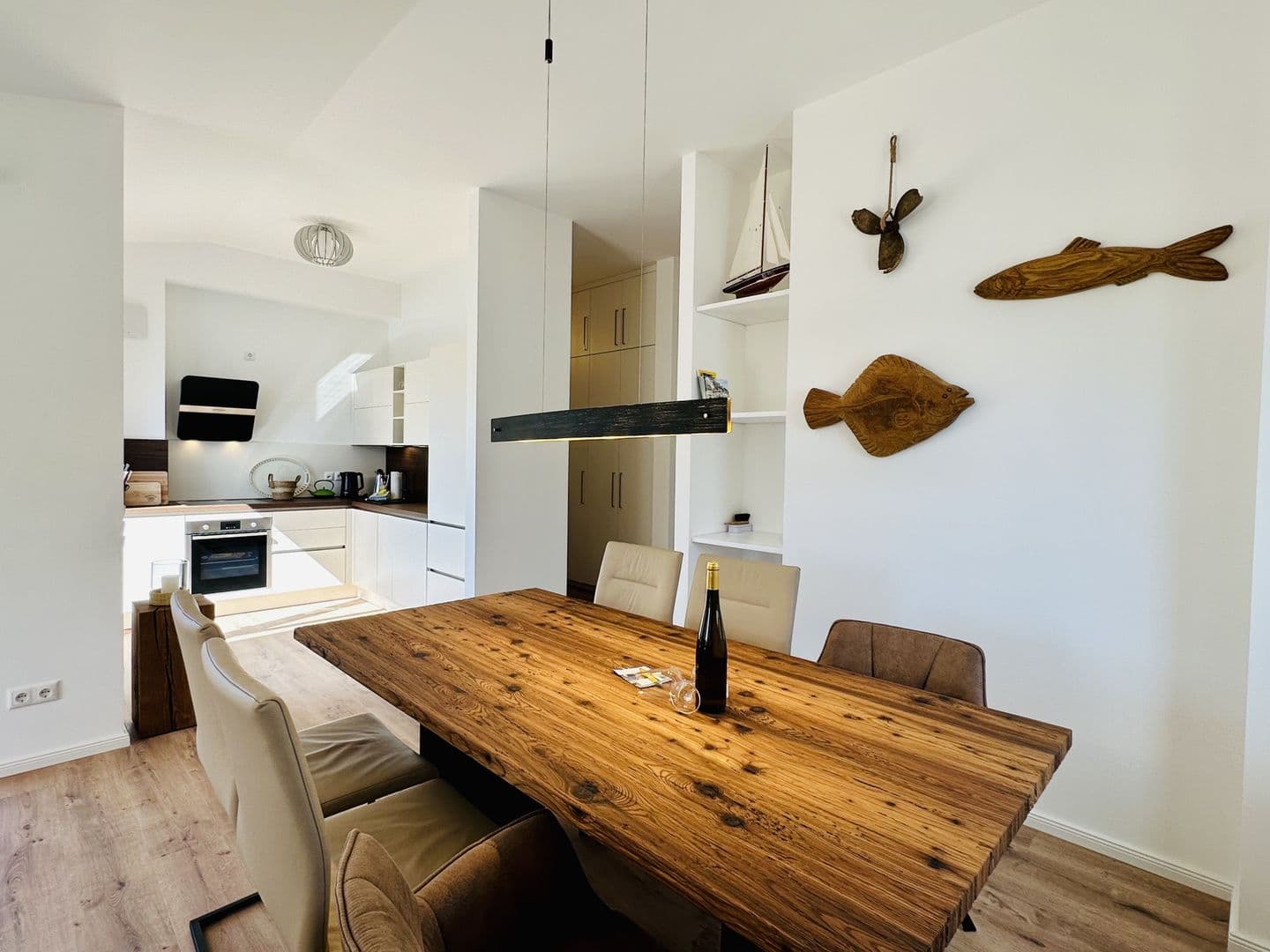 Ferienwohnung Sonnendeck 19 Baabe - Dachterrasse & Infrarot | ruyastay in Baabe – Küche