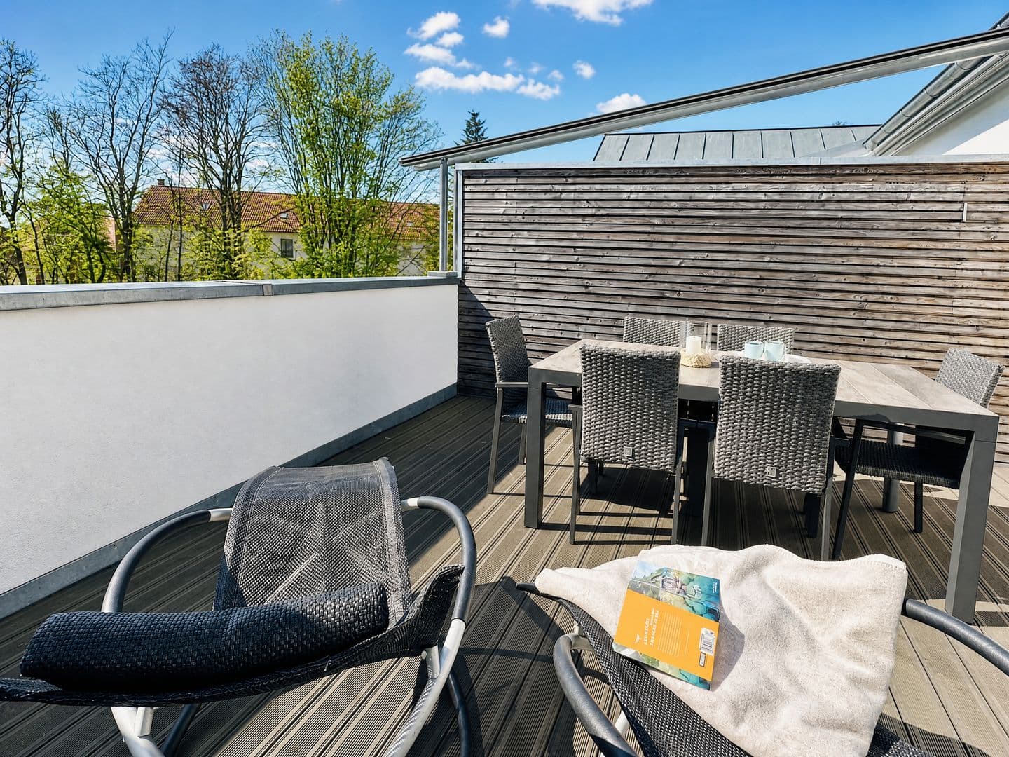 Ferienwohnung Sonnendeck 19 Baabe - Dachterrasse & Infrarot | ruyastay in Baabe – Küche