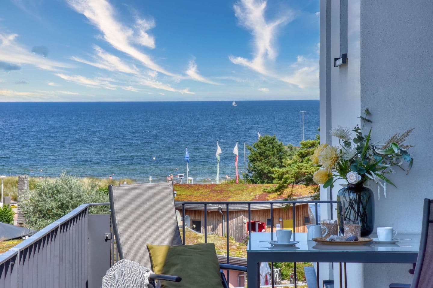 Ferienwohnung SPA Penthouse Meerlust Baabe in Baabe – Meerblick