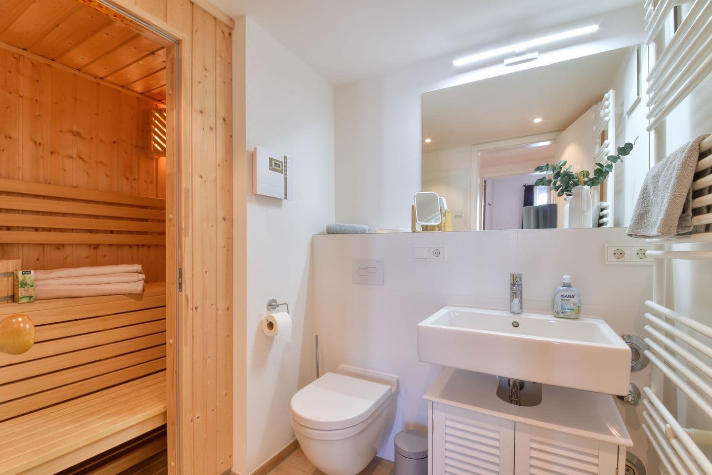 Ferienwohnung SPA Penthouse Meerlust Baabe in Baabe – Sauna