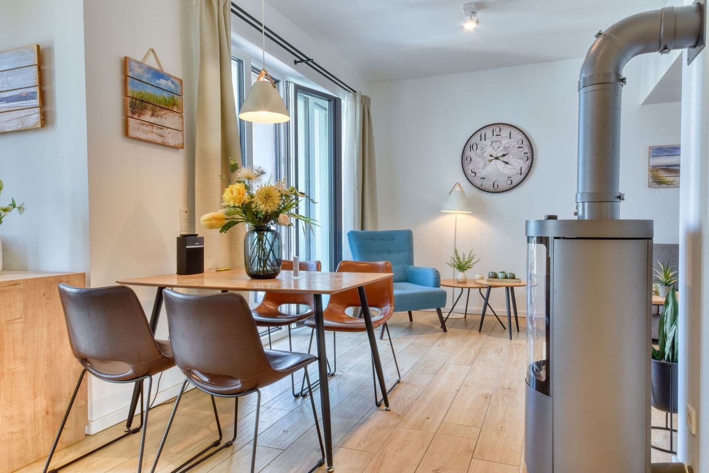 Ferienwohnung SPA Penthouse Meerlust Baabe in Baabe – Wohnzimmer