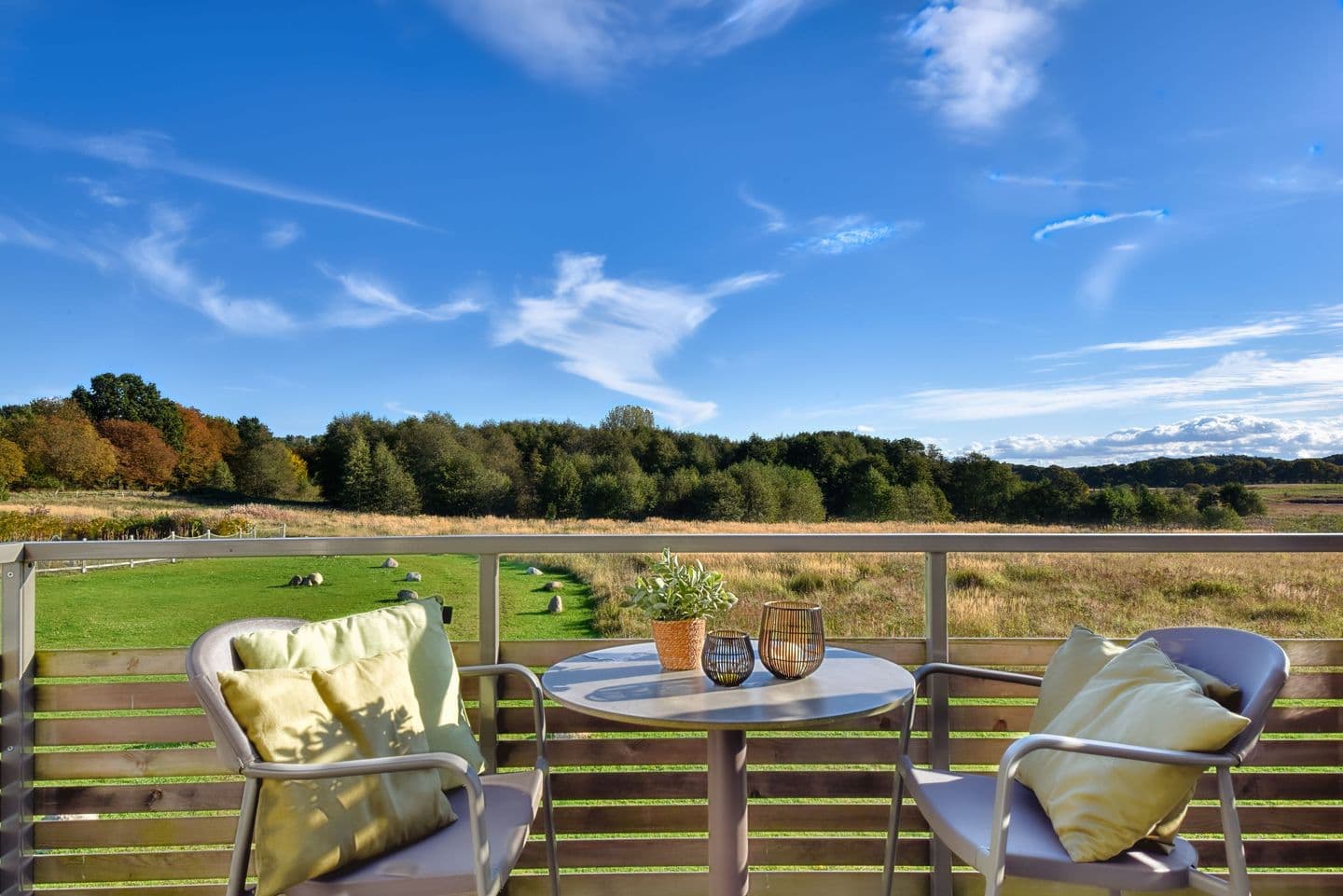Ferienwohnung Sperling 30 im Wreecher Idyll Rügen in Wreechen – Balkon