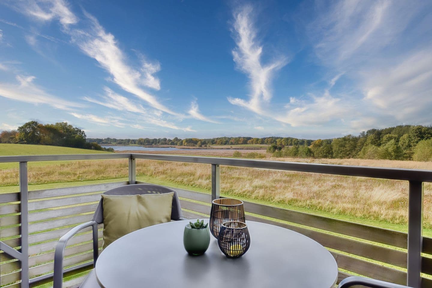 Ferienwohnung Sperling 30 im Wreecher Idyll Rügen in Wreechen – Terrasse