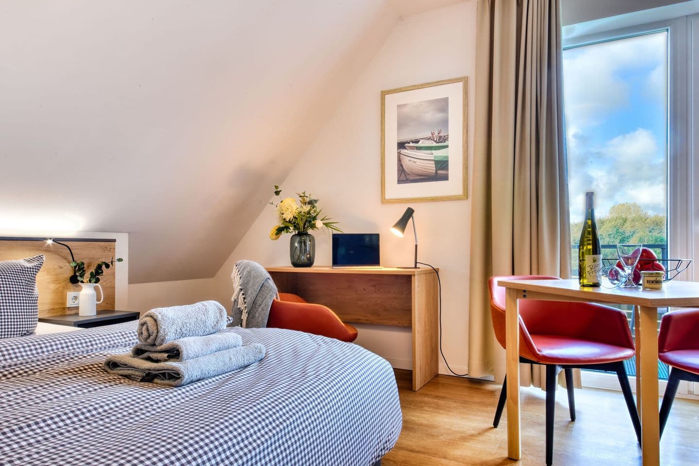 Ferienwohnung Sperling 30 im Wreecher Idyll Rügen in Wreechen – Wohnzimmer