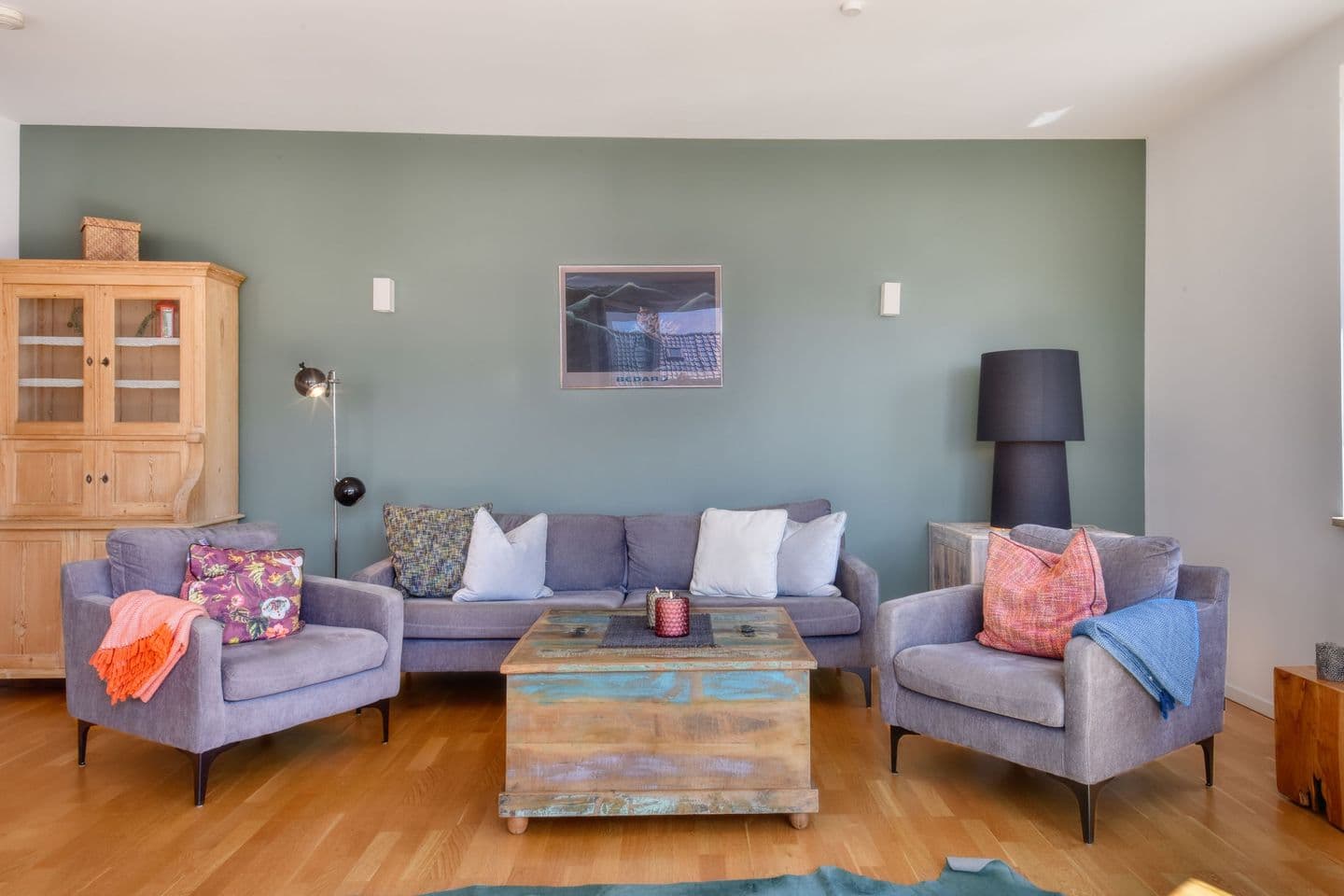 Ferienwohnung Strandgold im Haus Seeblick Binz in Binz – Wohnzimmer