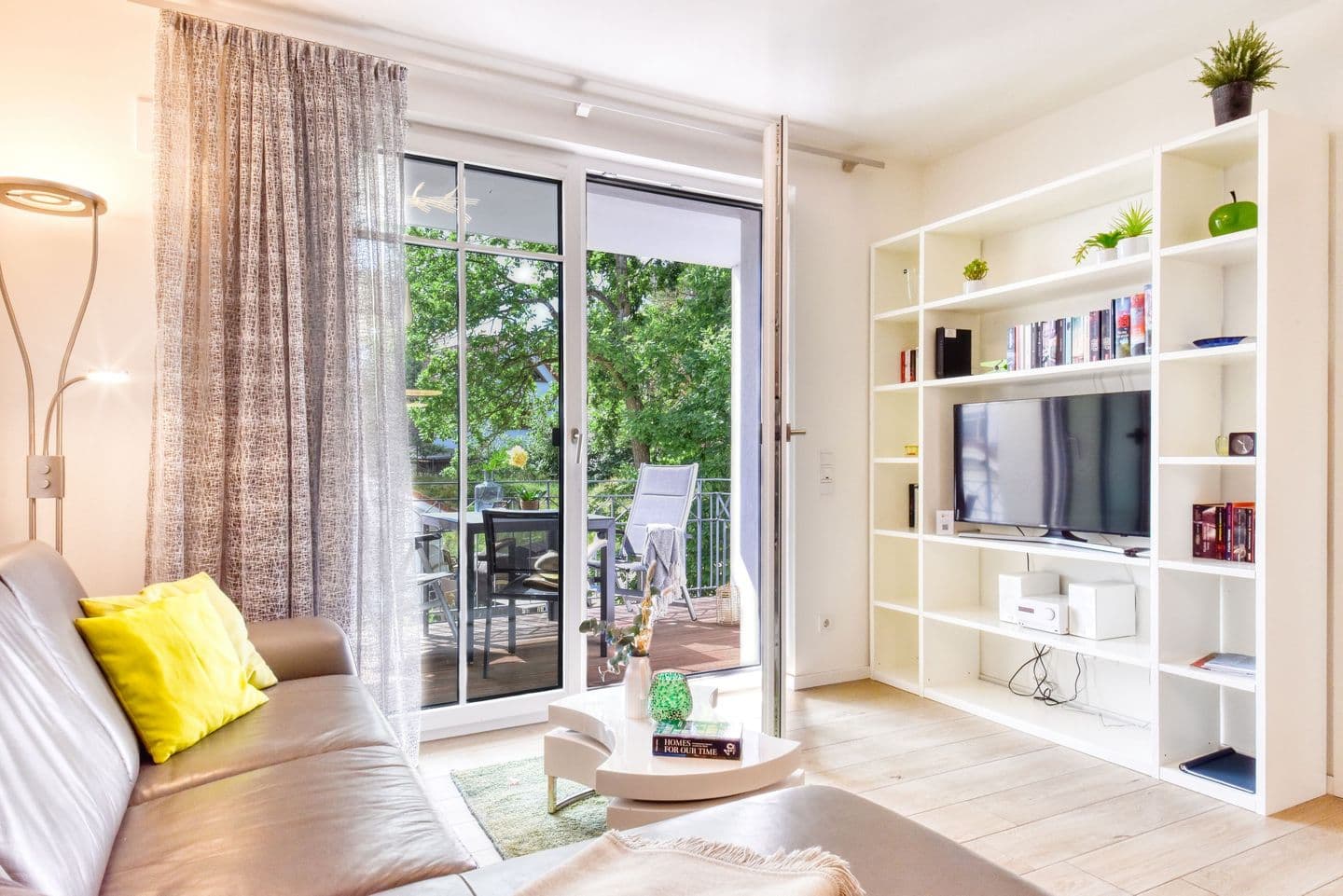 Ferienwohnung Strandgras 7 Villa Sofie Binz in Binz – Wohnzimmer