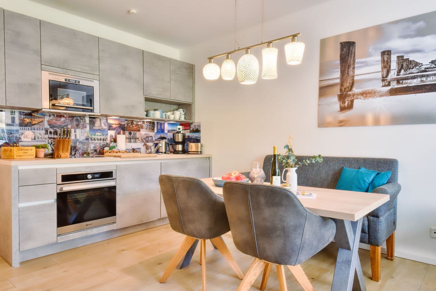 Ferienwohnung StrandGut 2 in der Villa Sofie Binz in Binz – Küche