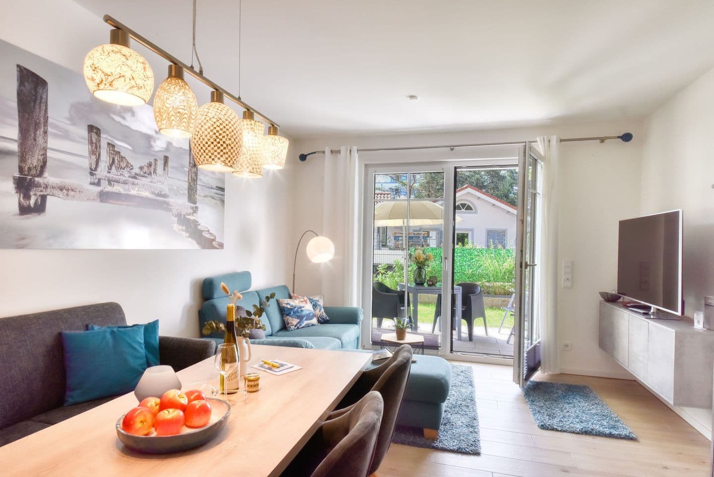 Ferienwohnung StrandGut 2 in der Villa Sofie Binz in Binz – Wohnzimmer