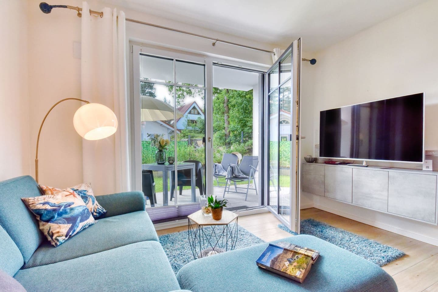 Ferienwohnung StrandGut 2 in der Villa Sofie Binz in Binz – Wohnzimmer