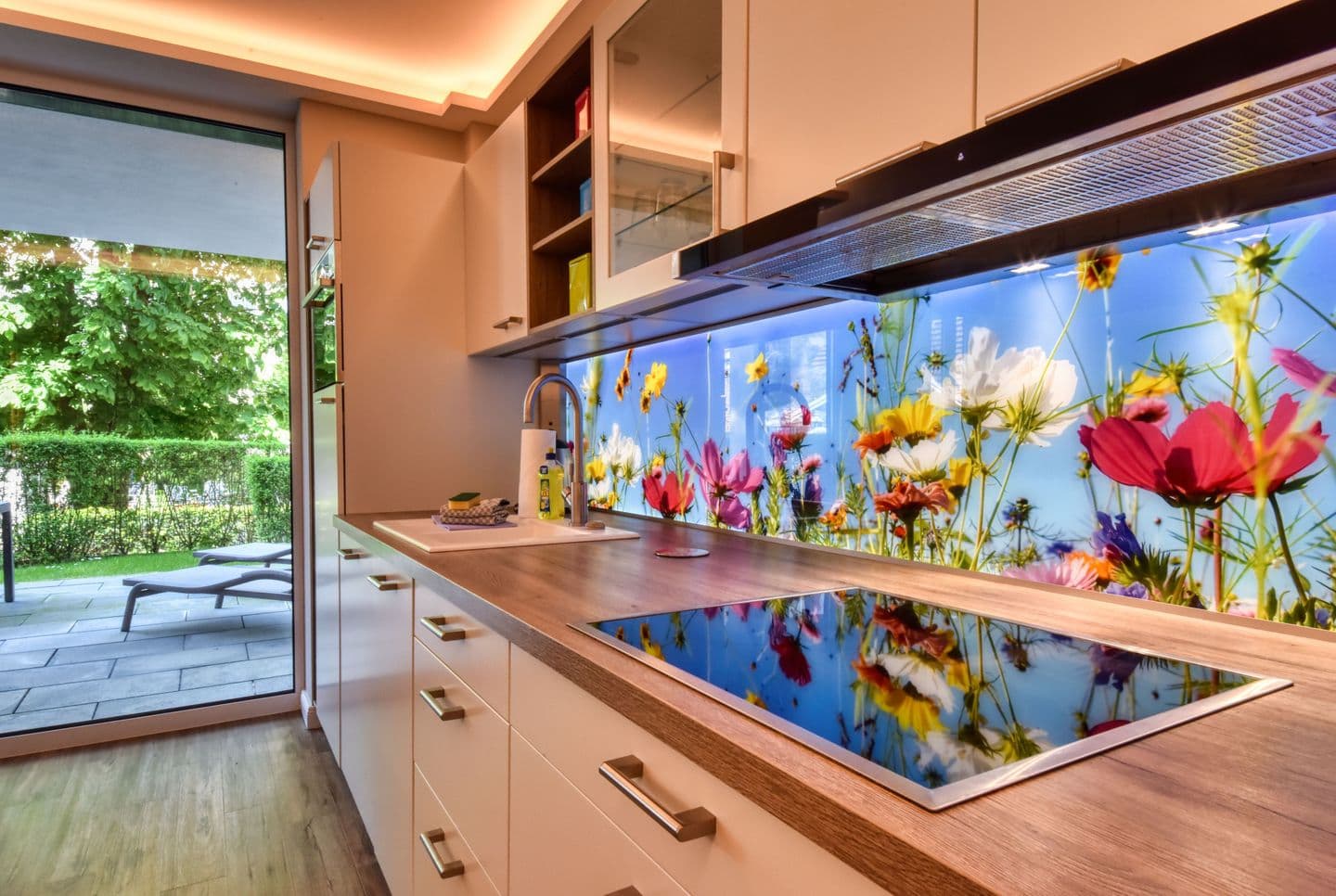 Ferienwohnung Strandkönig 01 Villa Vogue Binz in Binz – Küche