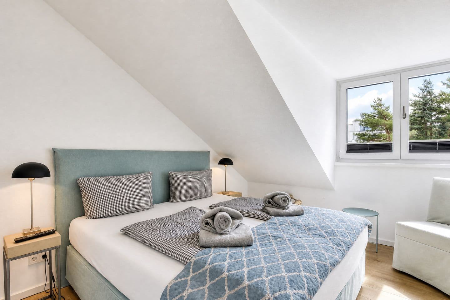 Ferienwohnung Strandkorb 12 Villa Sofie Binz in Binz – Schlafzimmer