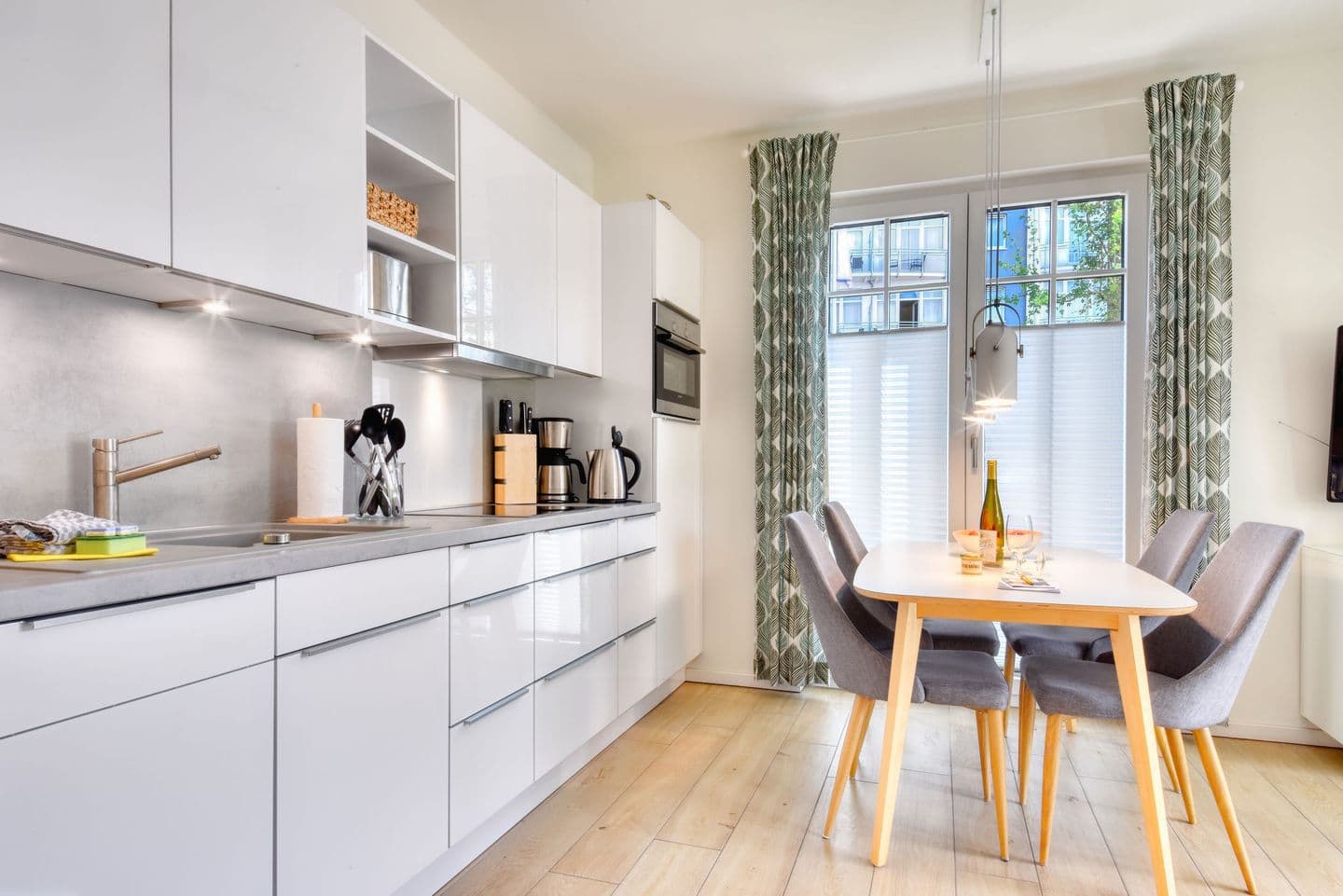 Ferienwohnung Strandläufer 1 in der Villa Sofie Binz in Binz – Küche
