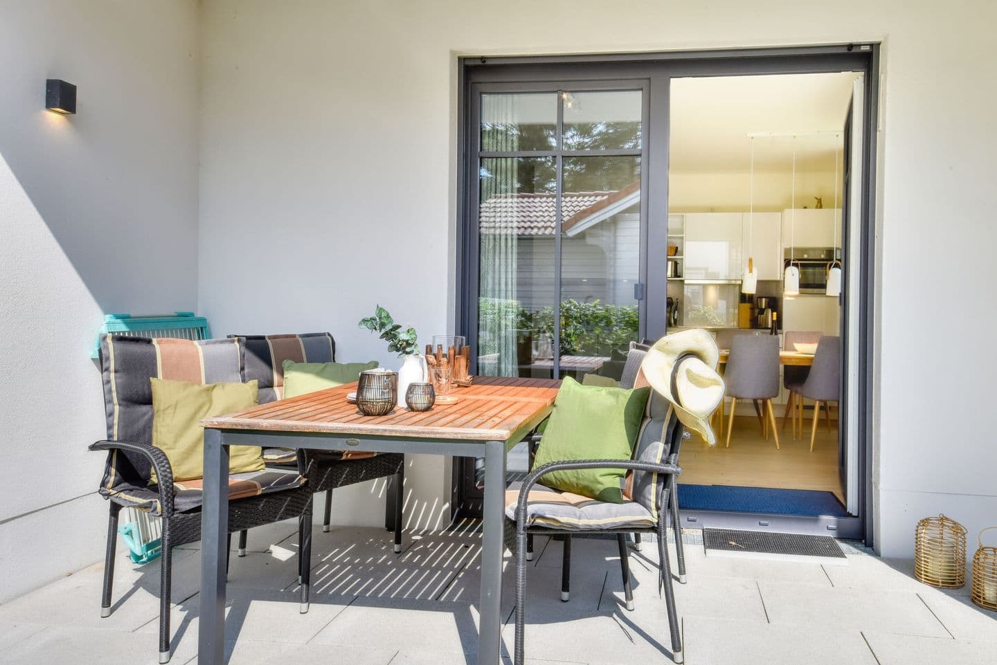 Ferienwohnung Strandläufer 1 in der Villa Sofie Binz in Binz – Terrasse