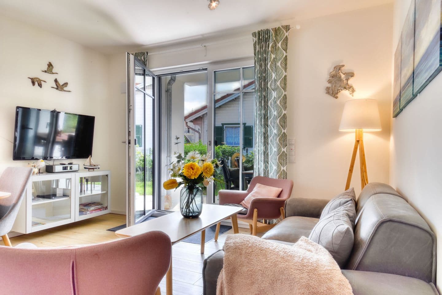 Ferienwohnung Strandläufer 1 in der Villa Sofie Binz in Binz – Wohnzimmer