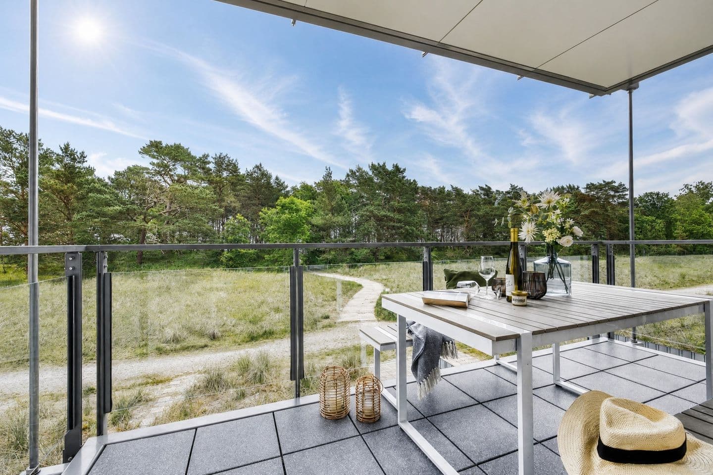 Ferienwohnung "Strandleben" im Haus Granitz Prora in Prora – Balkon