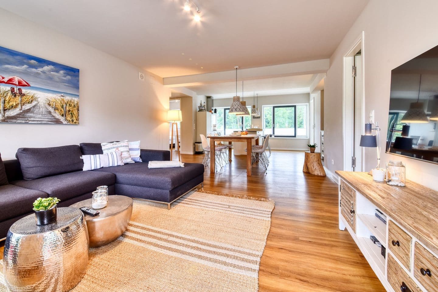 Ferienwohnung "Strandleben" im Haus Granitz Prora in Prora – Wohnzimmer