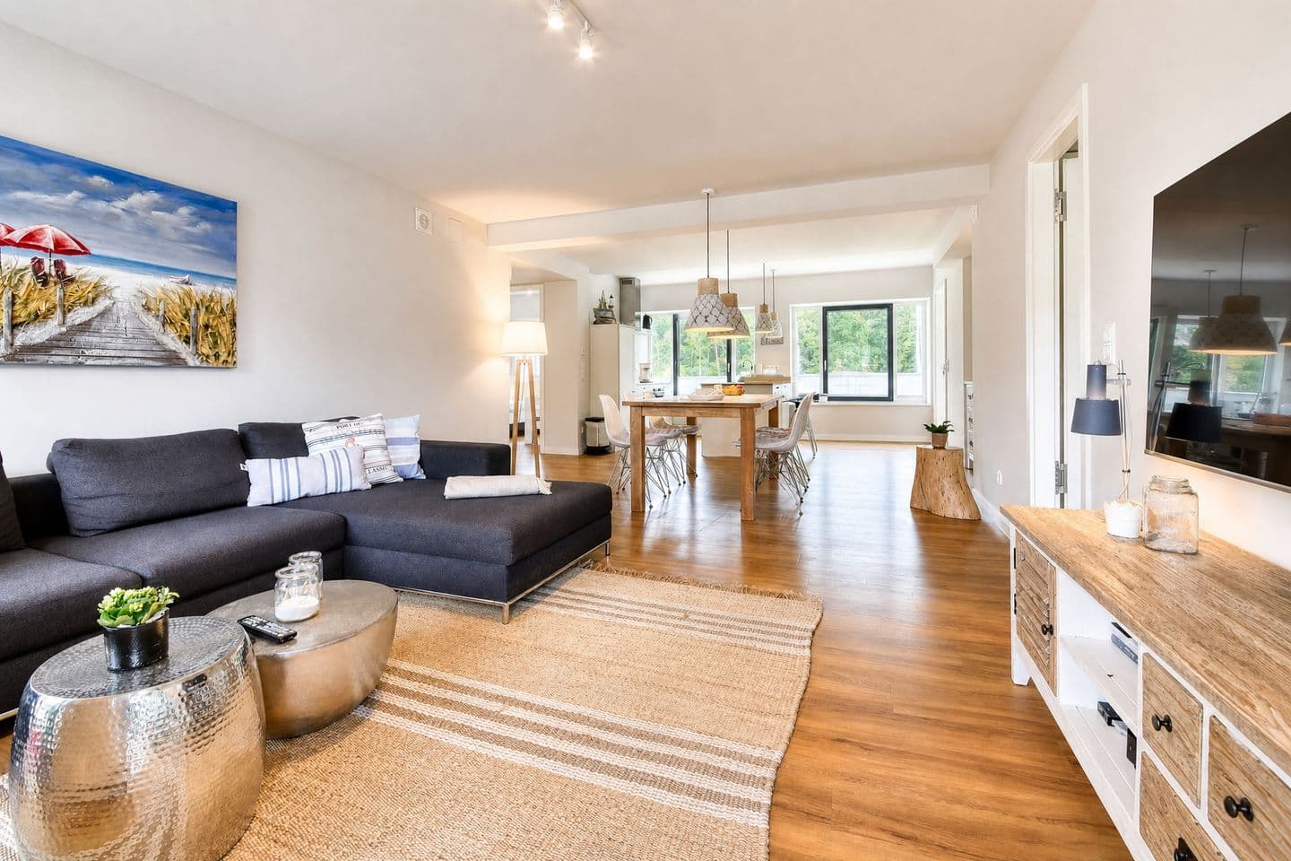 Ferienwohnung "Strandleben" im Haus Granitz Prora in Prora – Wohnzimmer