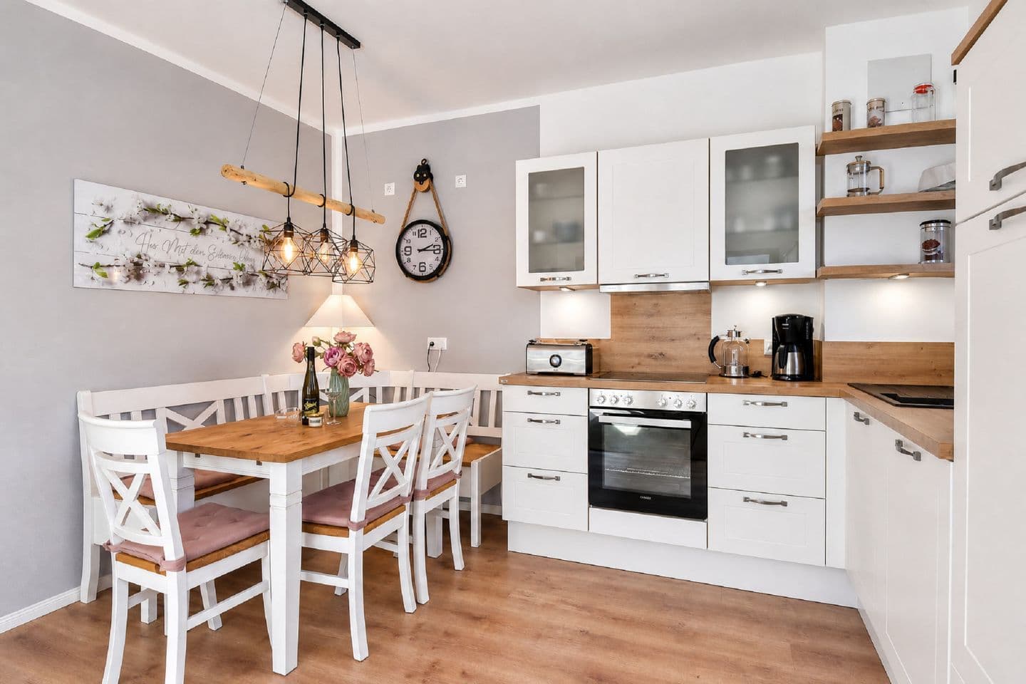 Ferienwohnung Strandloper 8 Parkvillen Carlota und Candela Baabe in Baabe – Küche