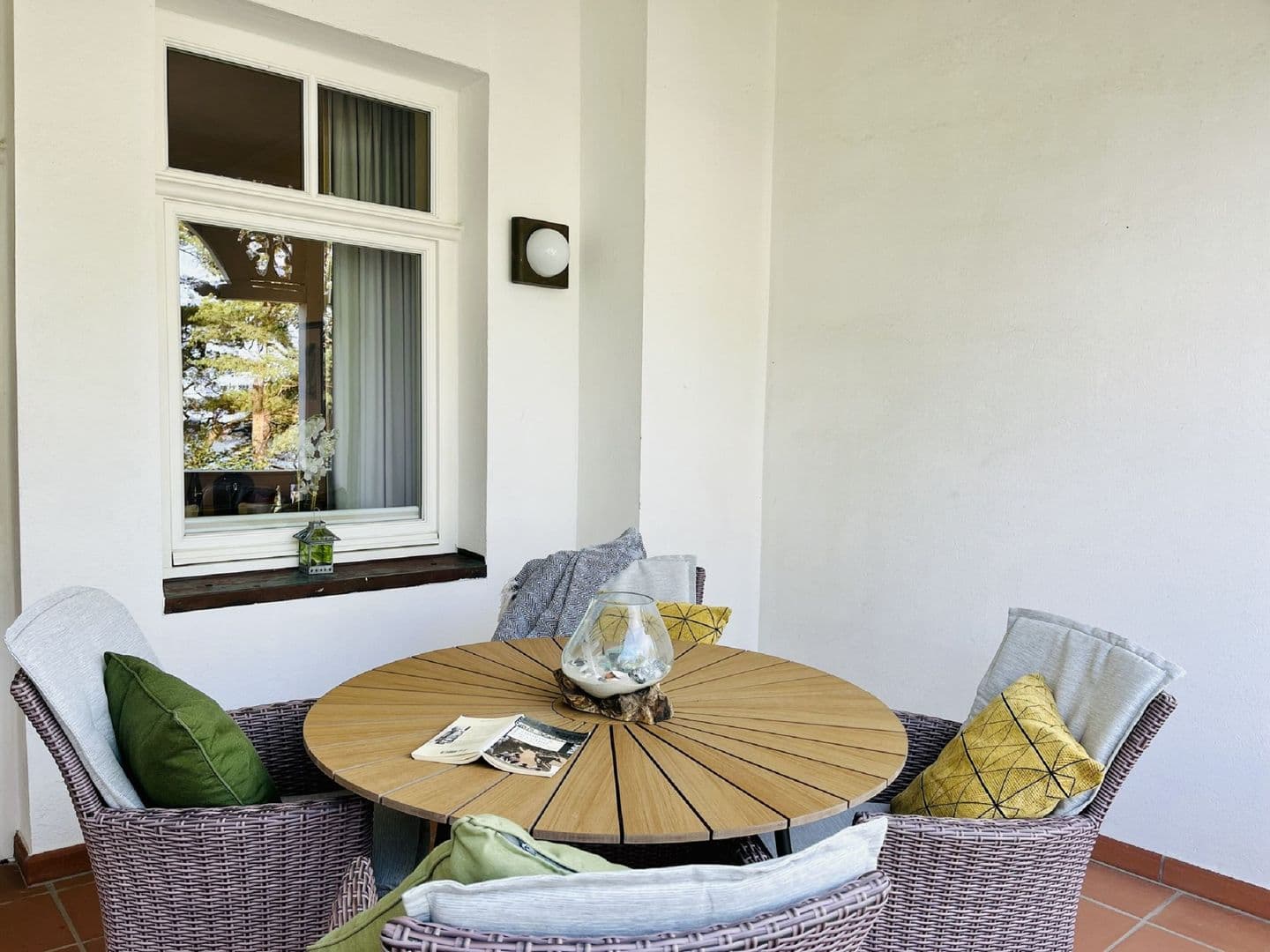 Ferienwohnung Strandlust in der Villa Seeadler Binz in Binz – Balkon
