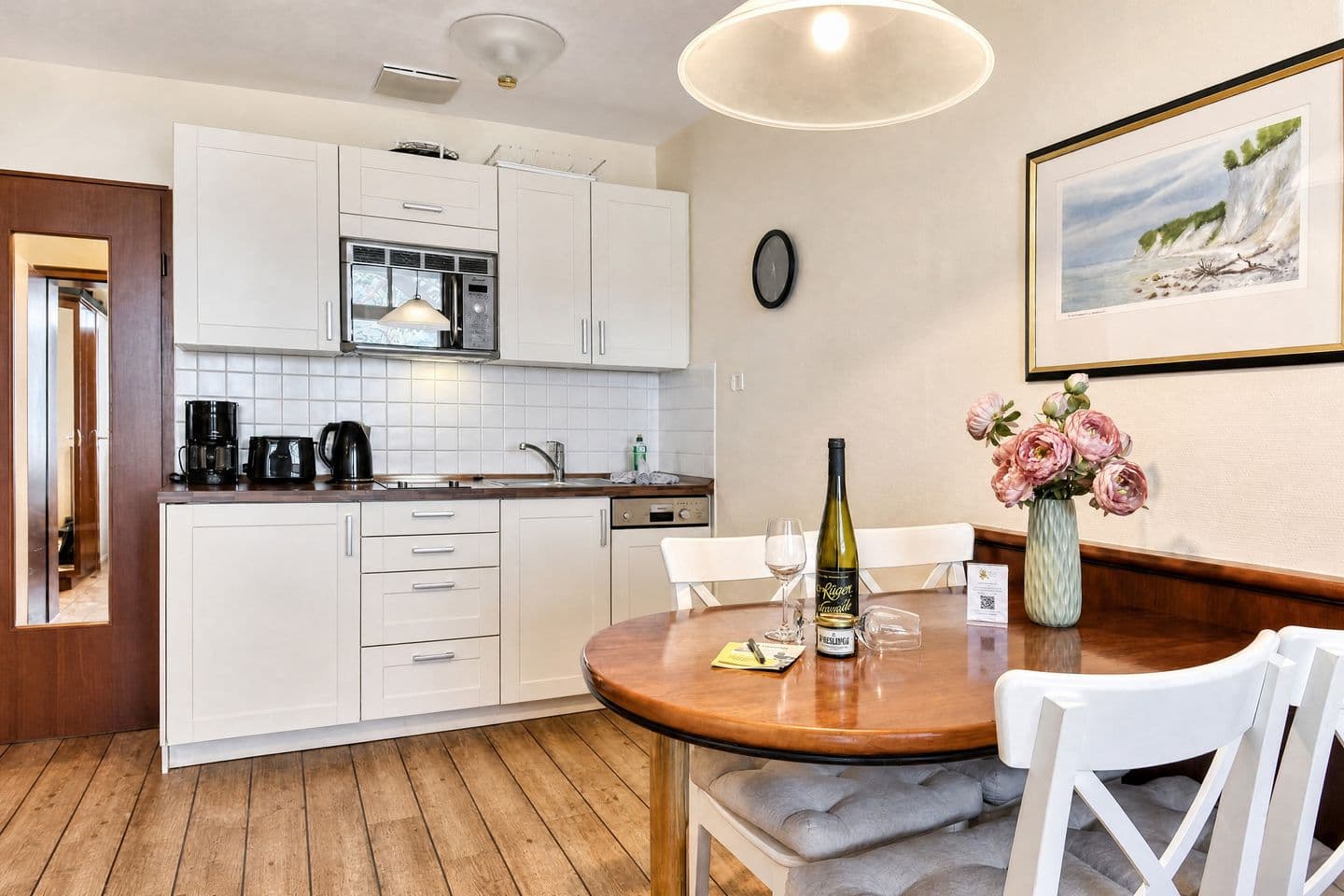 Ferienwohnung Strandlust in der Villa Seeadler Binz in Binz – Küche