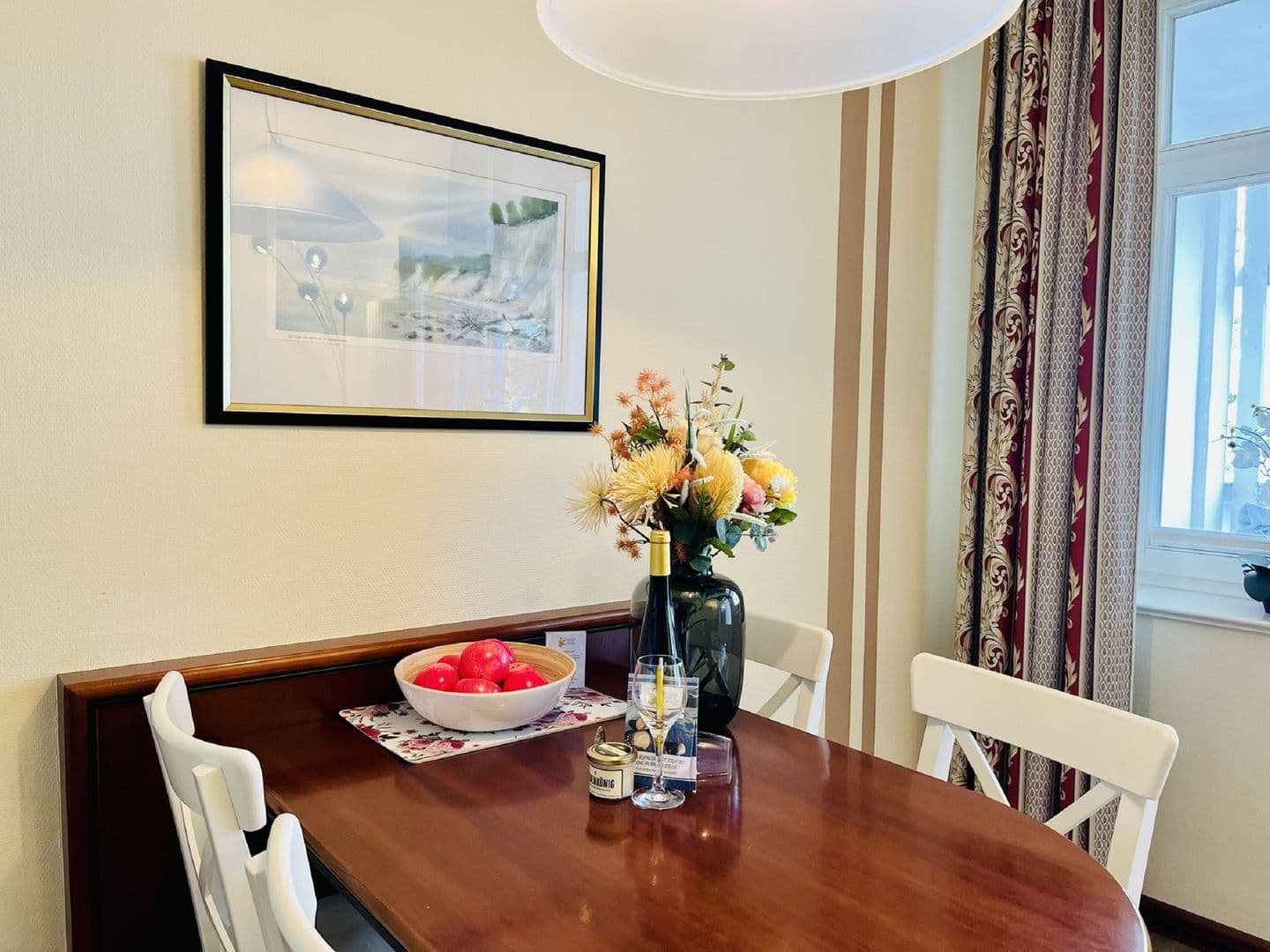 Ferienwohnung Strandlust in der Villa Seeadler Binz in Binz – Wohnzimmer
