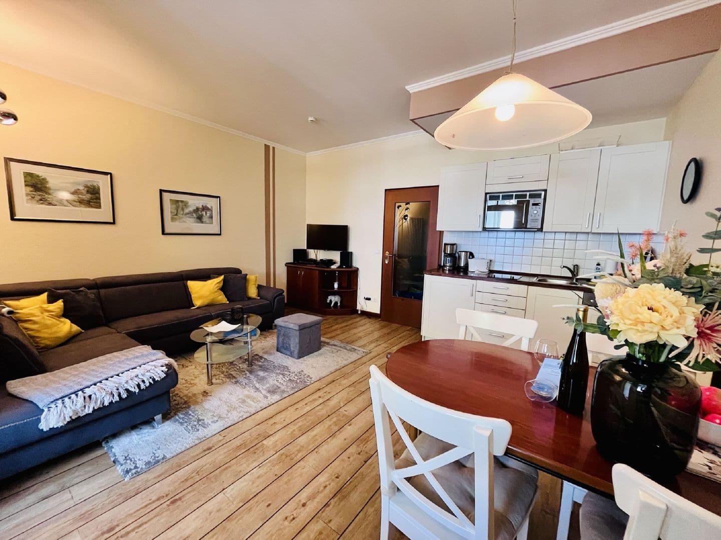 Ferienwohnung Strandlust in der Villa Seeadler Binz in Binz – Wohnzimmer