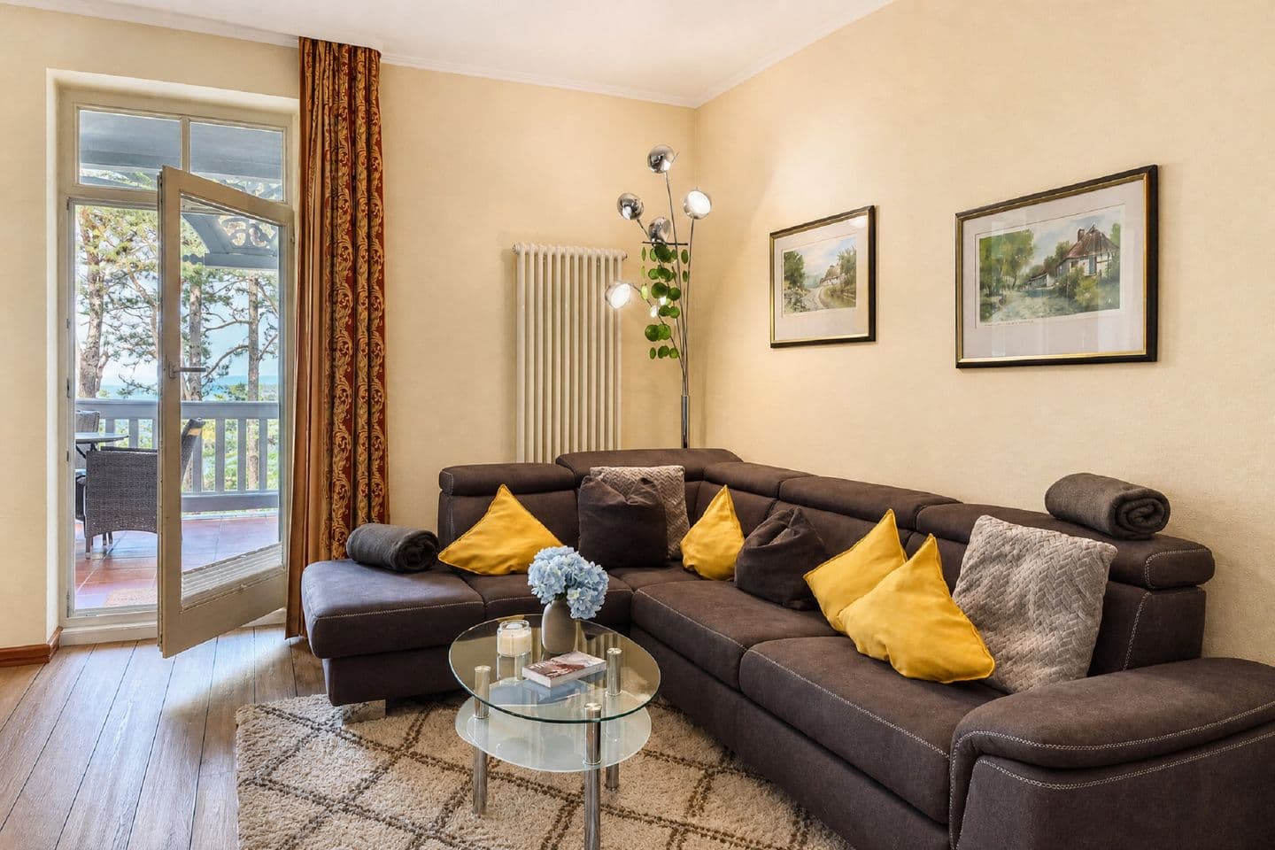 Ferienwohnung Strandlust in der Villa Seeadler Binz in Binz – Wohnzimmer