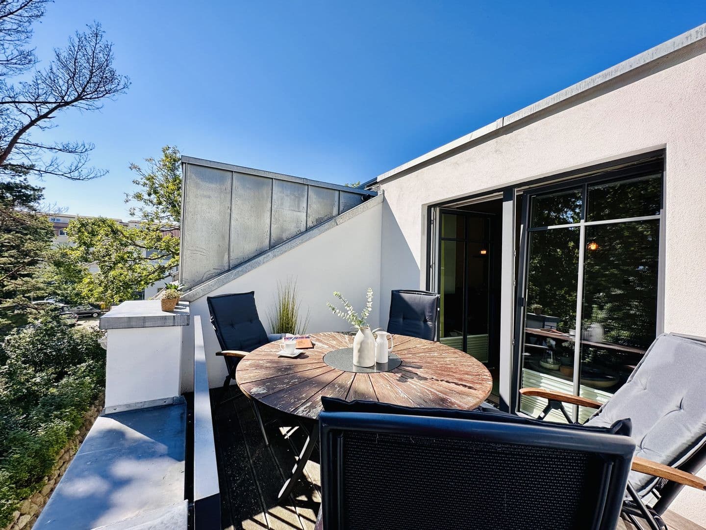 Ferienwohnung Strandmöwe 13 in der Villa Sofie Binz in Binz – Terrasse