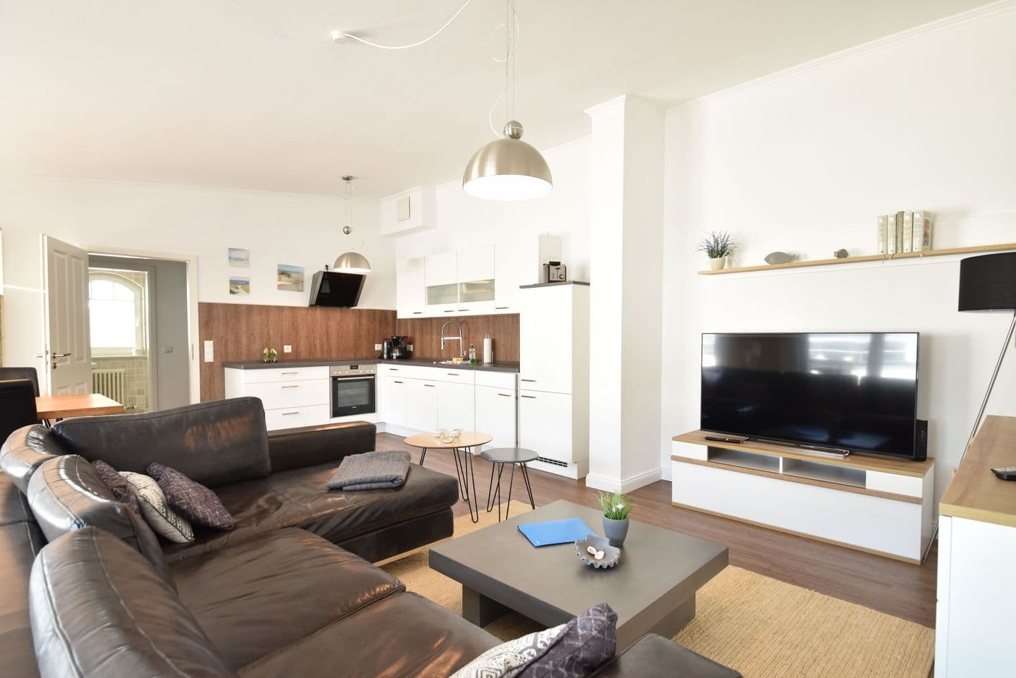 Ferienwohnung Strandnest in der Villa Gudrun Binz in Binz – Wohnzimmer