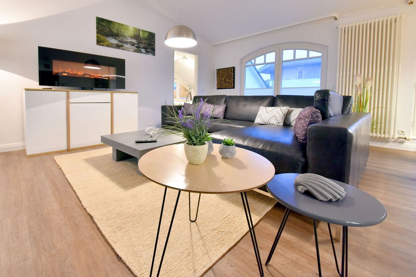 Ferienwohnung Strandnest in der Villa Gudrun Binz in Binz – Wohnzimmer