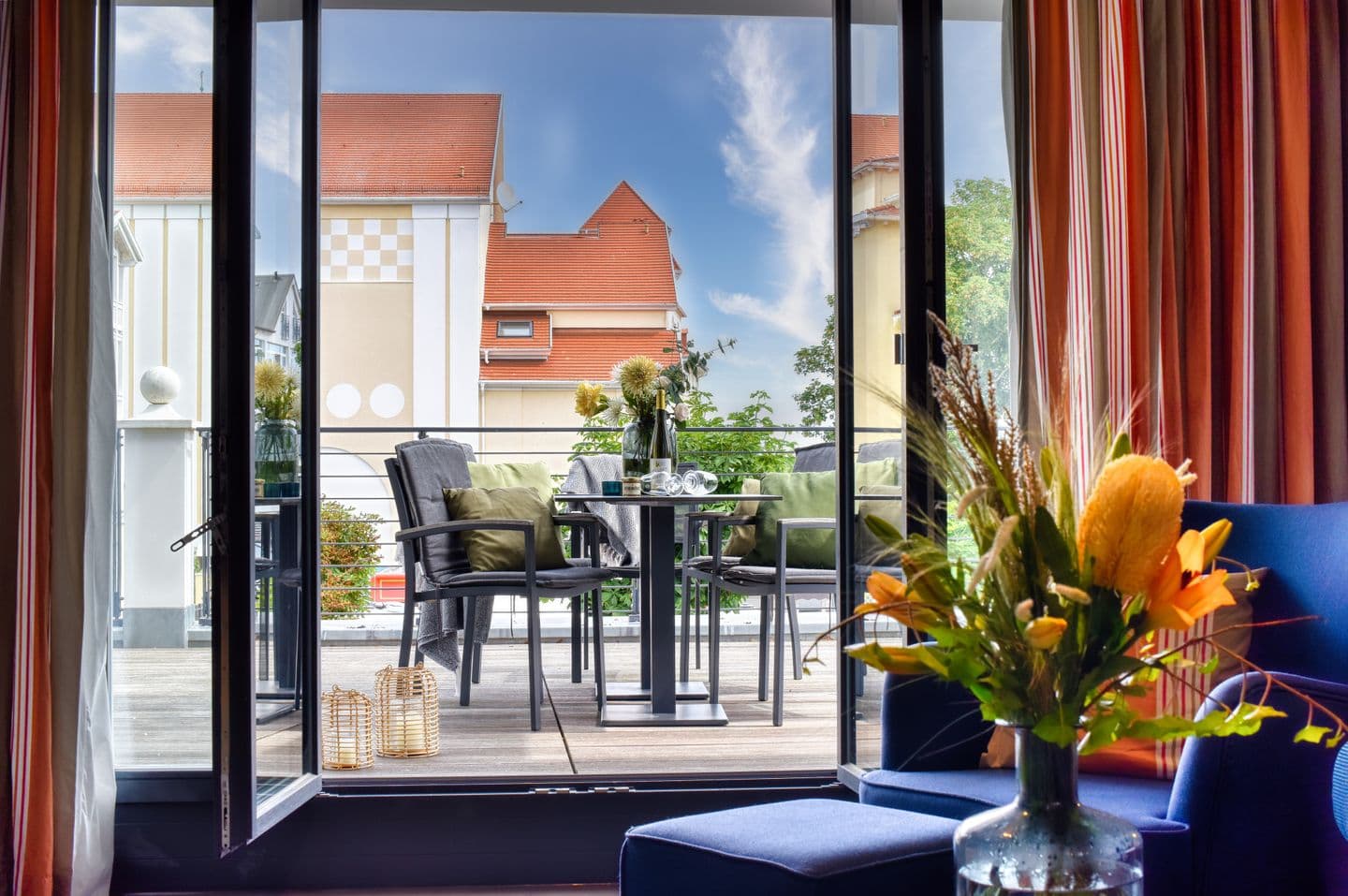 Ferienwohnung Strandperle 1 in der Villa Martha Binz in Binz – Meerblick