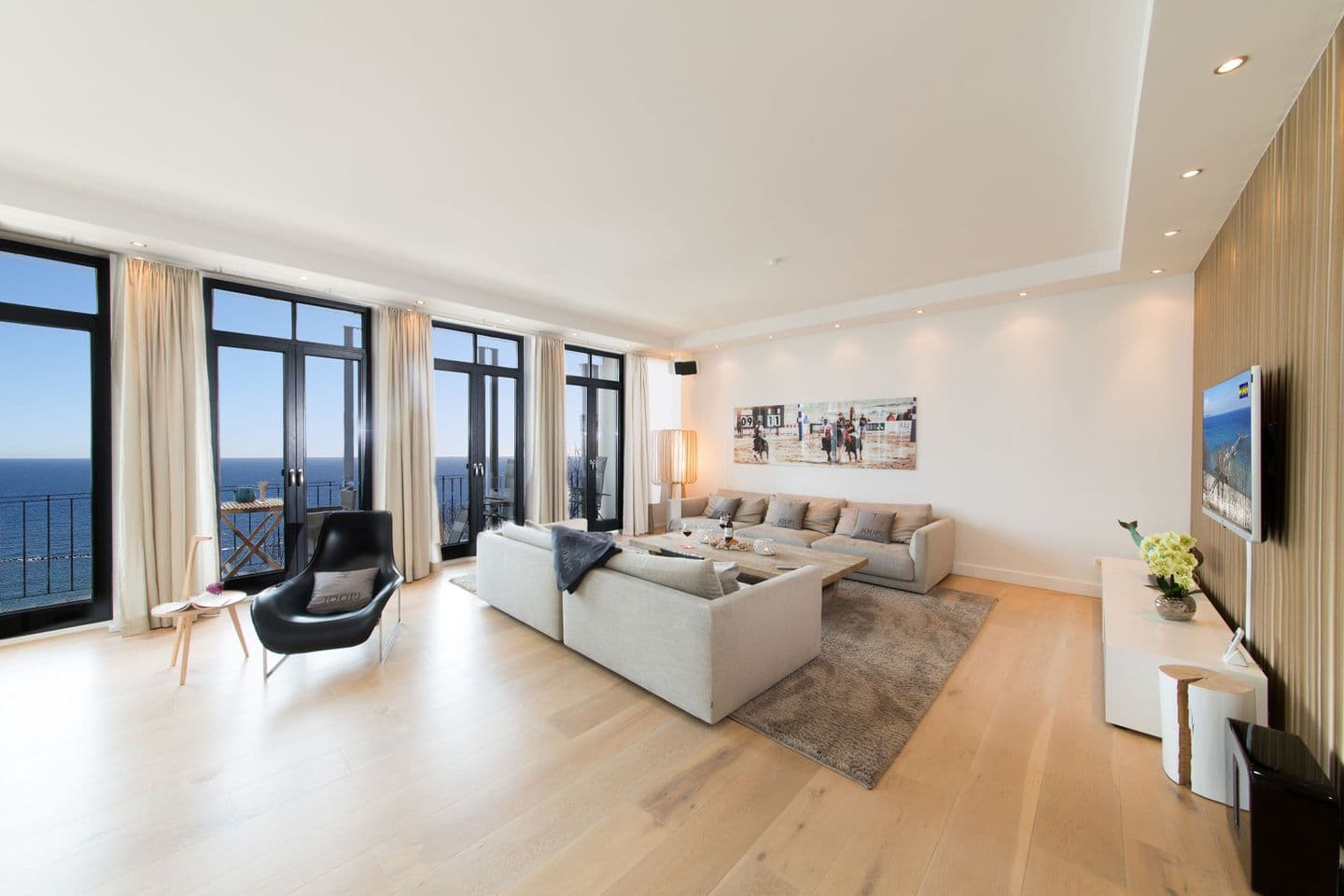 Ferienwohnung Strandsuite DELUXE & SPA 25 / Villa Philine Sellin in Sellin – Wohnzimmer