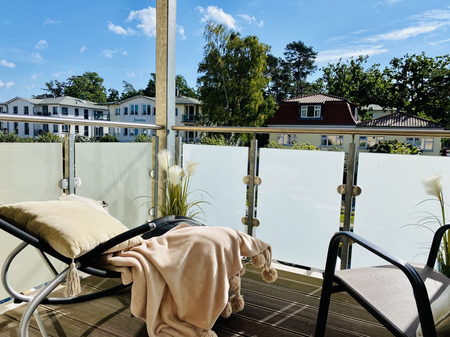 Ferienwohnung Traumdüne 12 im Ostseebad Baabe in Baabe – Terrasse