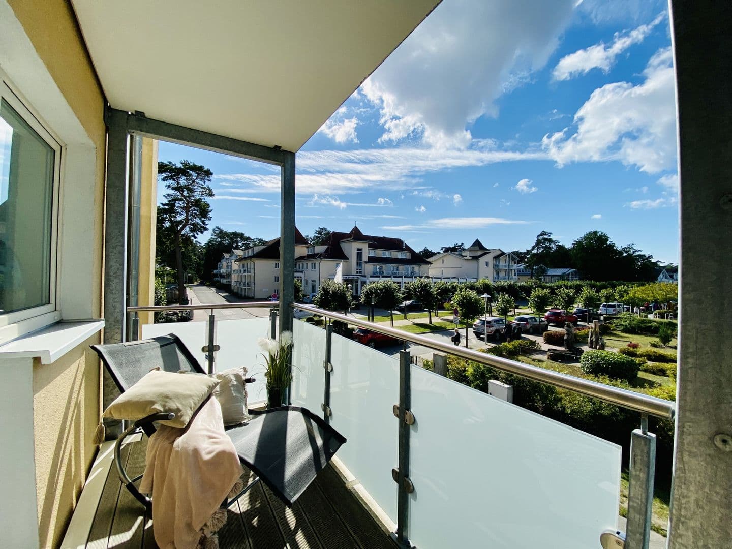Ferienwohnung Traumdüne 12 im Ostseebad Baabe in Baabe – Terrasse