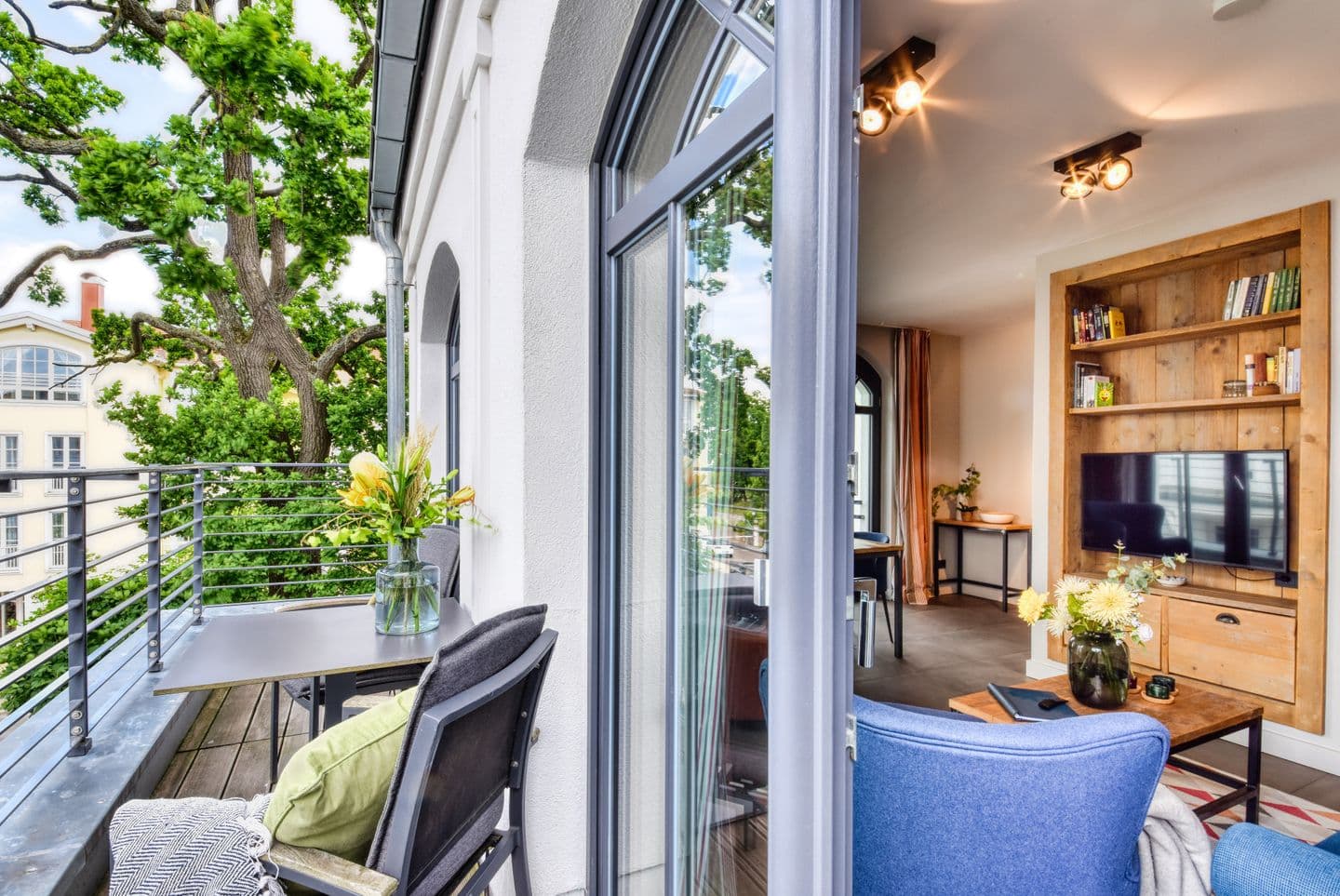 Ferienwohnung Treibholz in der Villa Martha Binz in Binz – Terrasse