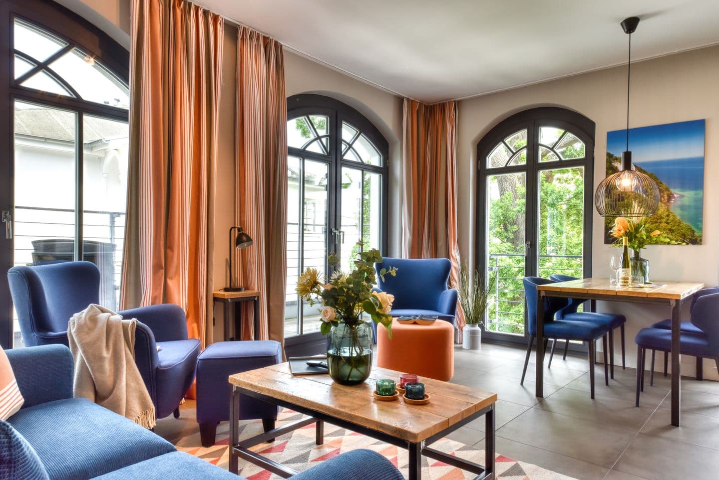 Ferienwohnung Treibholz in der Villa Martha Binz in Binz – Wohnzimmer