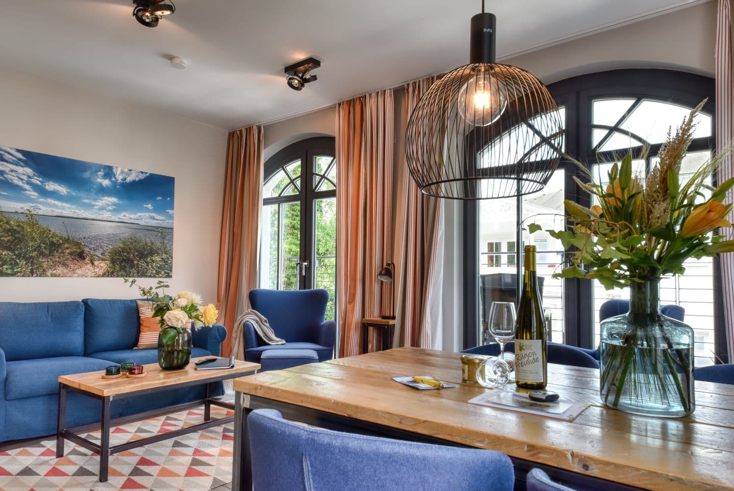 Ferienwohnung Treibholz in der Villa Martha Binz in Binz – Wohnzimmer