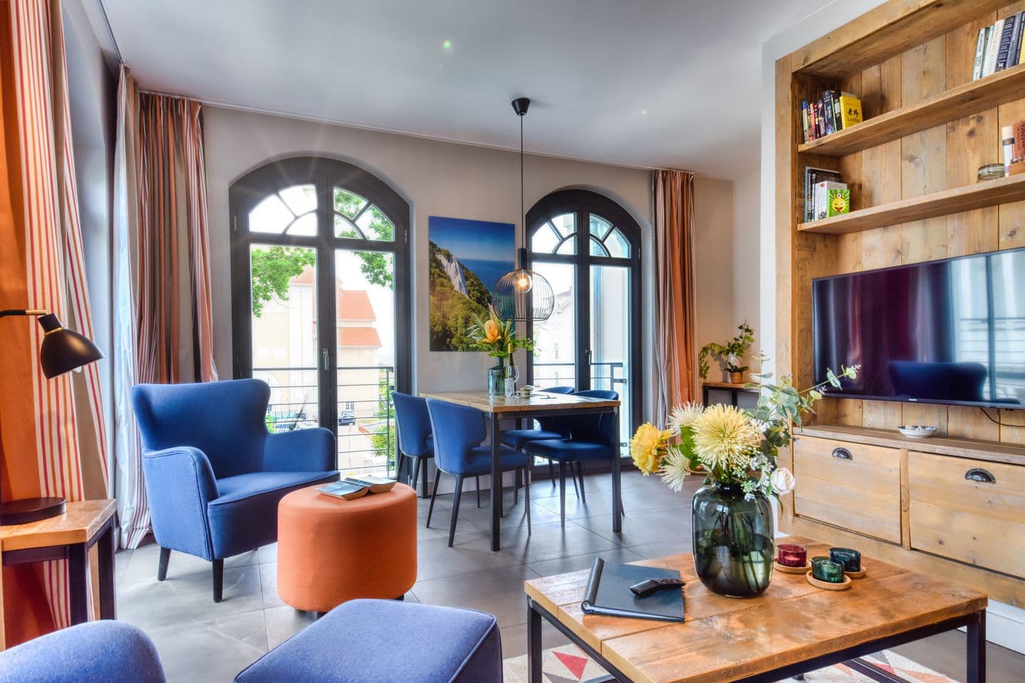 Ferienwohnung Treibholz in der Villa Martha Binz in Binz – Wohnzimmer