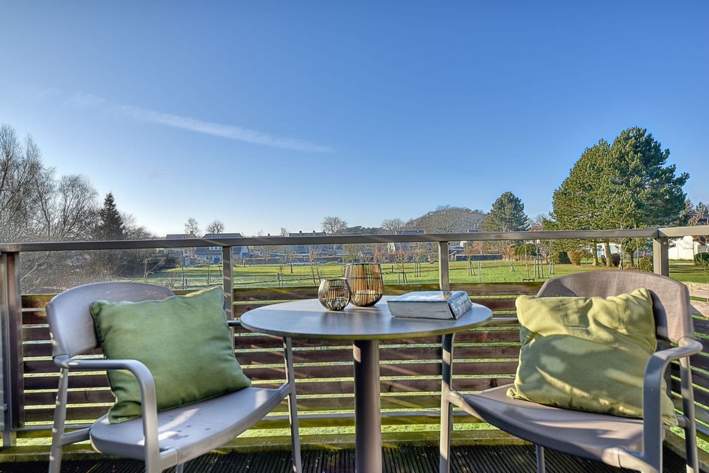 Ferienwohnung Turmfalke 35 im Wreecher Idyll Rügen in Wreechen – Terrasse