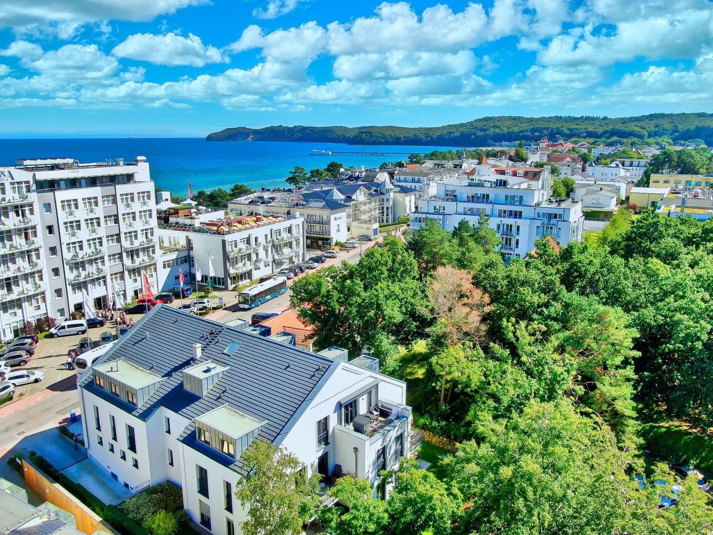 Ferienwohnung Urlaubsanker 3 Villa Sofie Binz in Binz – Vogelperspektive