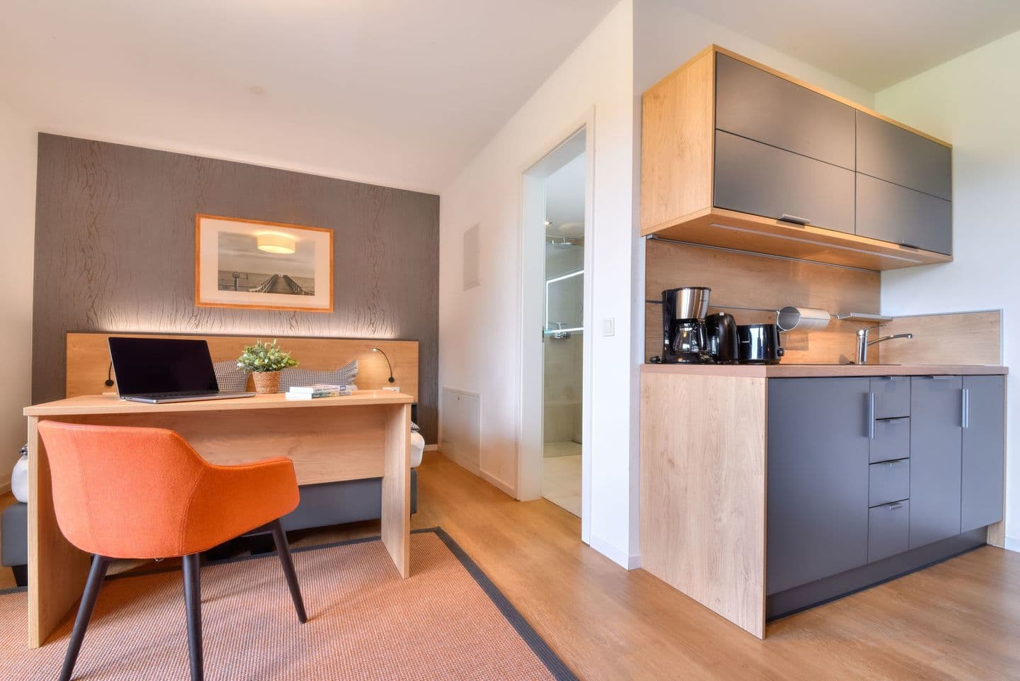 Ferienwohnung Waldkauz 23 im Wreecher Idyll Rügen in Wreechen – Wohnzimmer