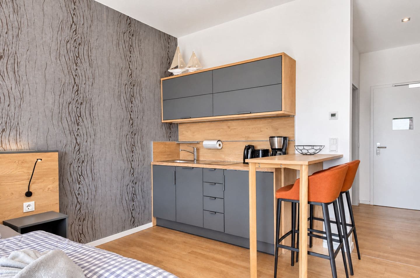 Ferienwohnung Wasserralle 13 im Wreecher Idyll Rügen in Wreechen – Küche